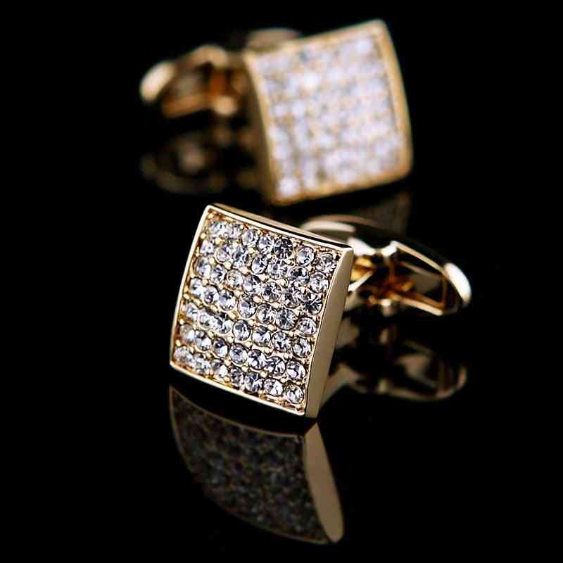 Cuffs Link Button Gold High Quality Luxury Wedding