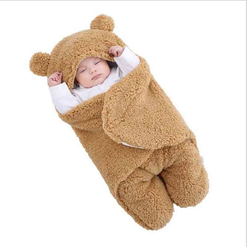 Baby- Wrap Swaddling, Sleeping Ultra-soft, Fluffy Fleece, Sleepsack Blanket Bag