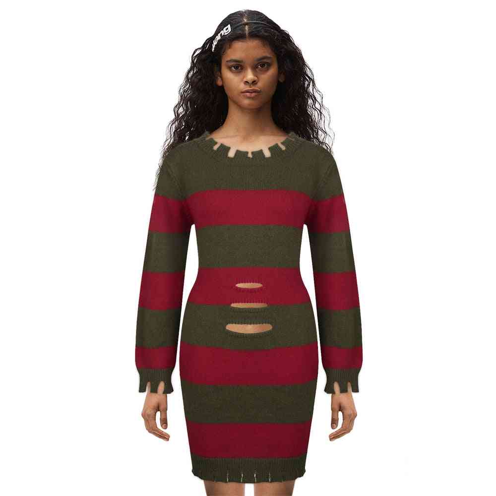 Cosplay Sweater Dresses Outfits Halloween