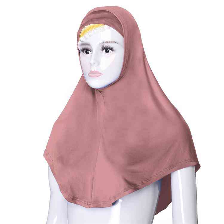 Head Cover Shawls Headscarf Arab Set Outer Scarf Inner Cap