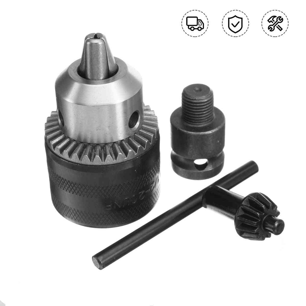 1.5-13mm Drill Chuck Drill Adapter 1/2 Inch Changed Impact Wrench Into For Electric Drills