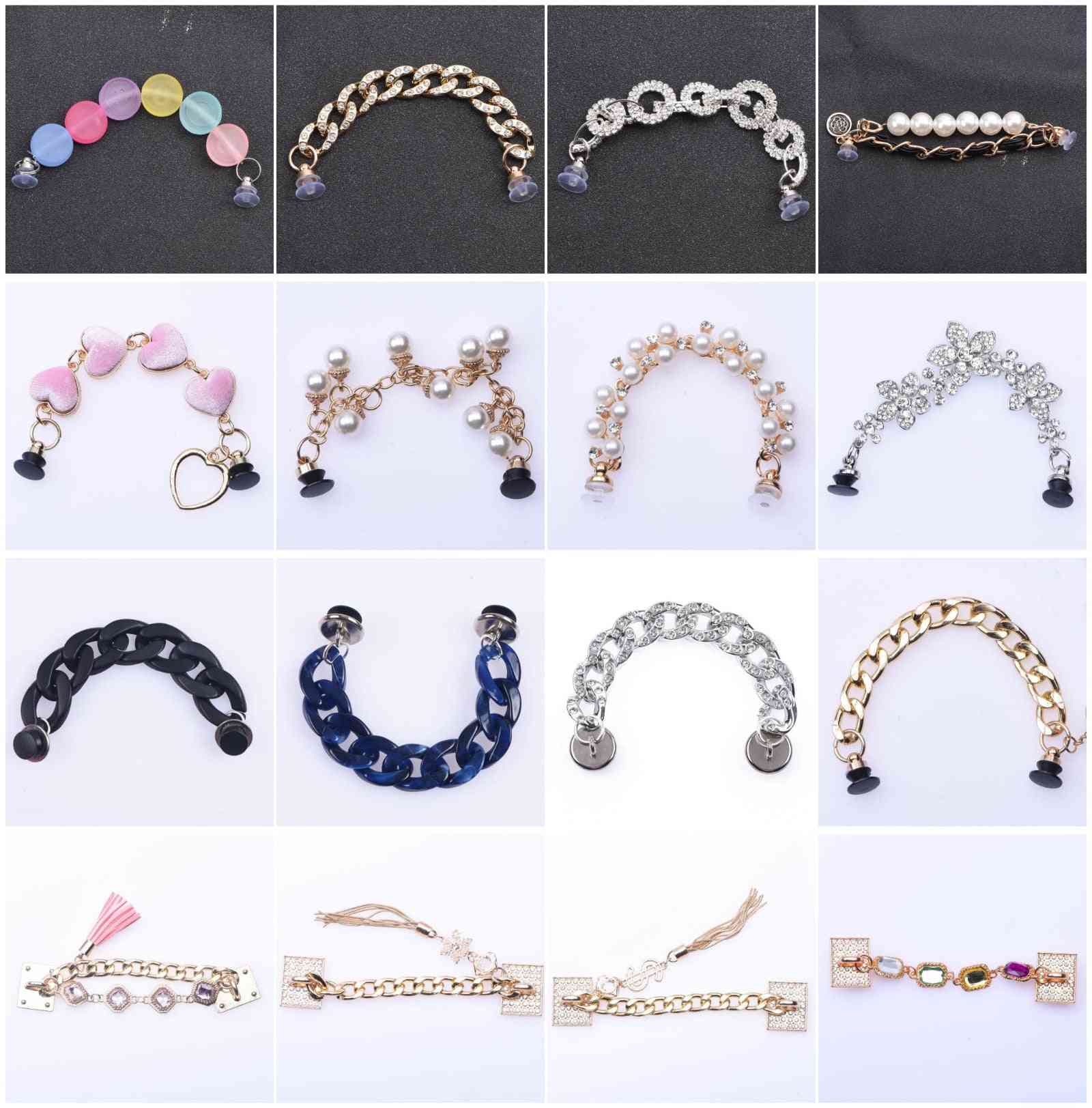 Croc Charms Chain For Adult Women Bling Strap Shoes