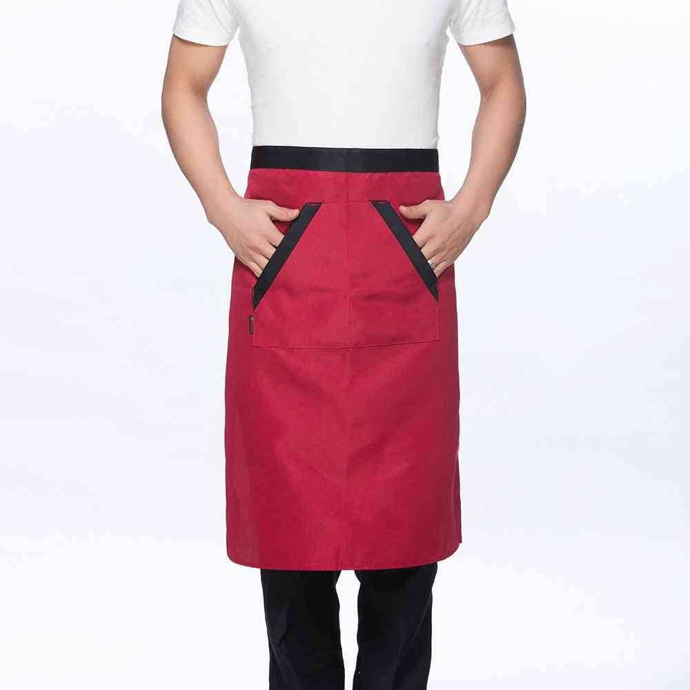 Kitchen Cook Uniform Short-sleeved Restaurant Bakery Waiter Tops Shirt