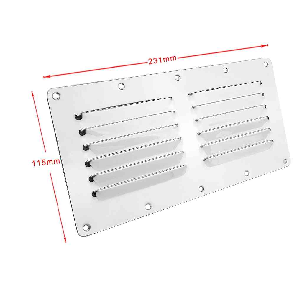 Rectangular Louvered Air Vent Grille For Marine Boat
