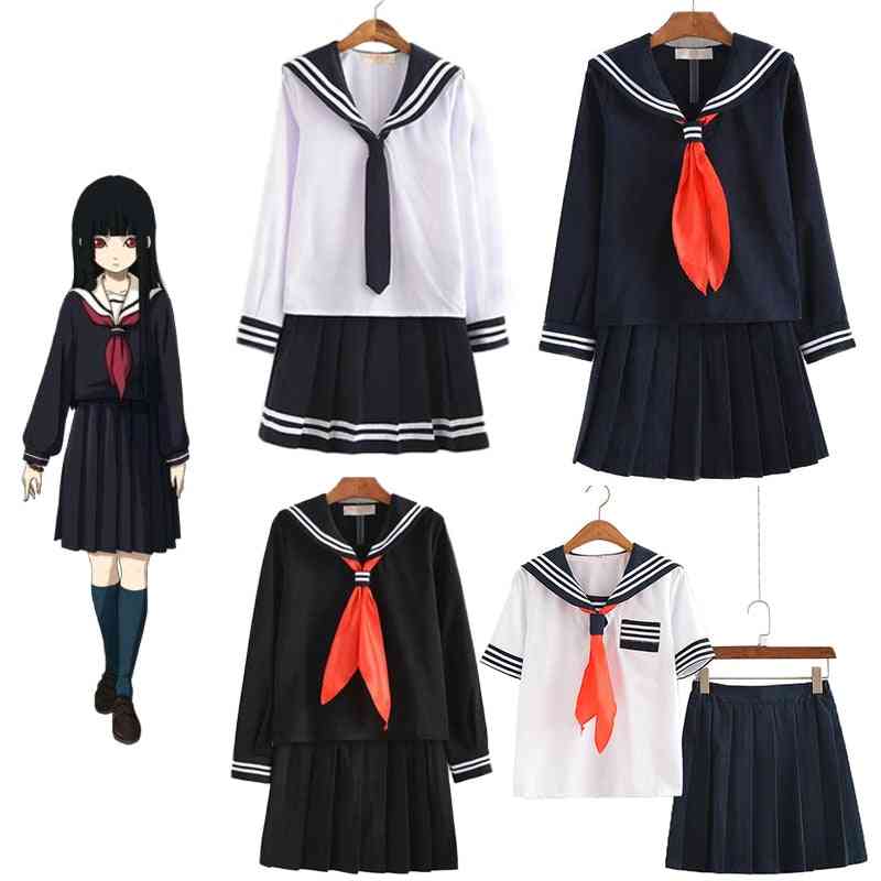 School Uniform, Students Cloth, Tops Skirts Sweater Anime Cosplay Costumes