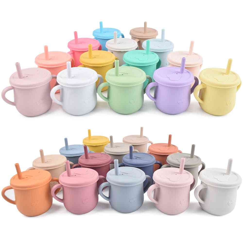 Training Cup Food Grade Silicone Sippy Cups