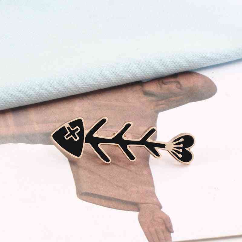 Cute Cartoon Cat Foot Pins, Acrylic Badges Brooch Lapel Pin