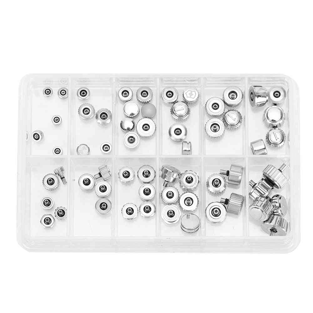 Stainless Steel Crown Watch Replacement Accessories Kit