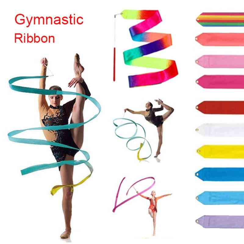 2 Meter 4 Meters Colorful Rhythmic Gym Dance Ribbon