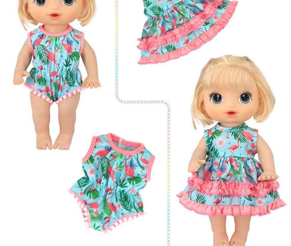 Doll Clothes Fashion Dresses, Swimsuits, Tableware