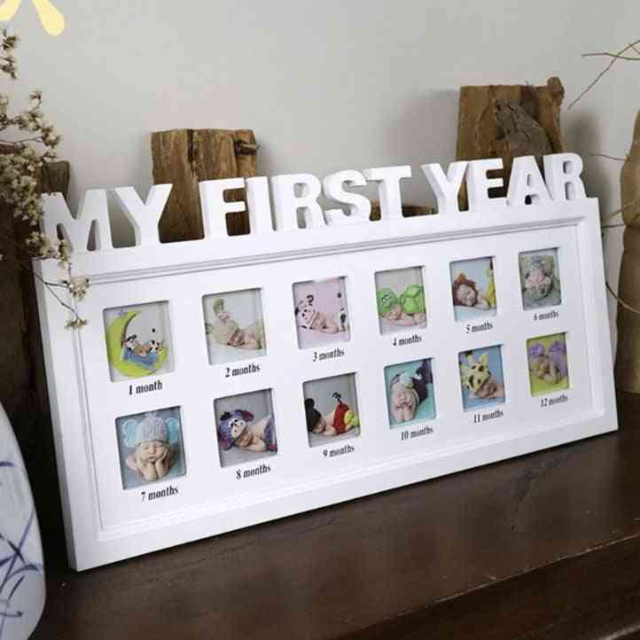 Baby Foot And Hand Print Baby Photo Frame