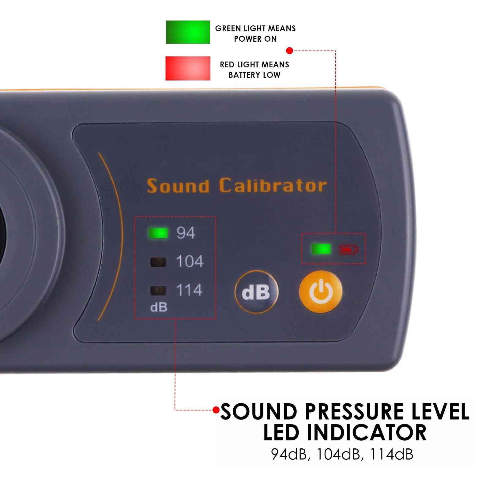 Sound Level Calibrator Meter Microphone Size