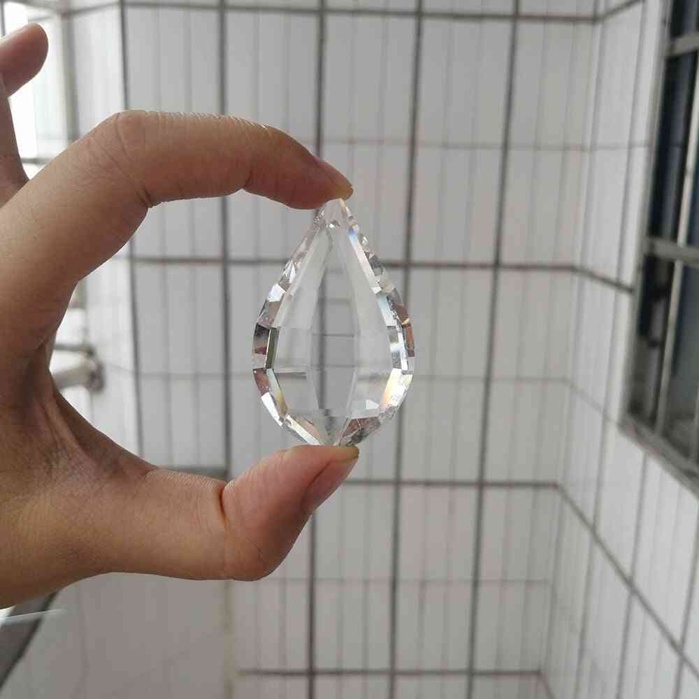 Suncatcher Crystal Faceted Lute Drop Chandelier Pendant