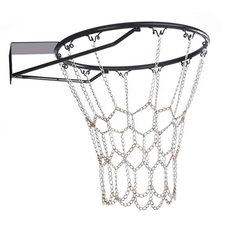 Outdoor Galvanized Steel Chain Durable Basketball Target Net