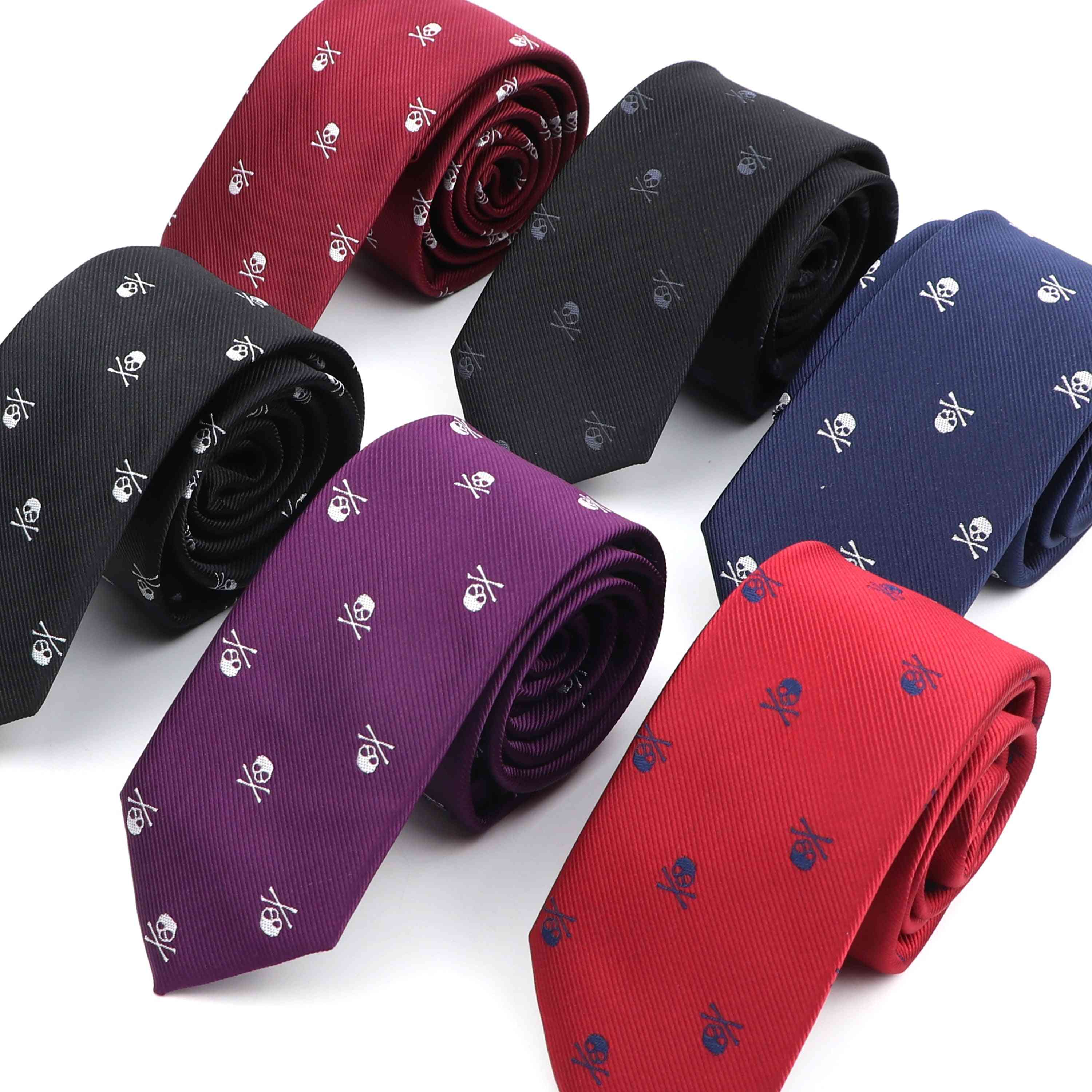New Casual Slim Classic Polyester Neckties For Men