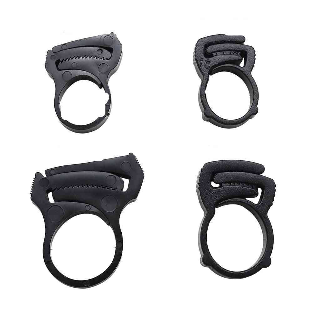 Pipe Tightening Clamps Plumbing Irrigation Tube Hose Fastening Buckles