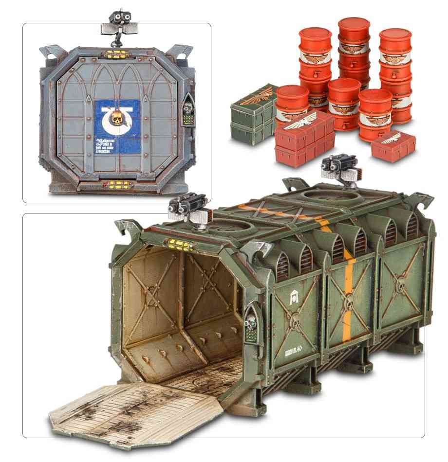 Armored Containers Terrain Board Games Resin Mode