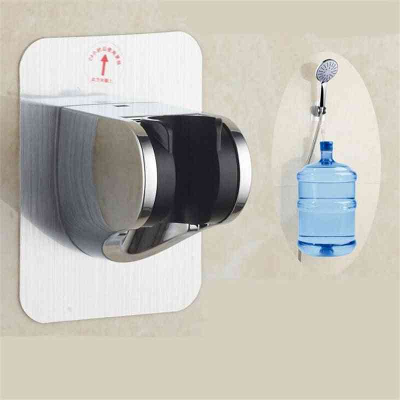 Drill-free Shower Head Holder Showerhead Rack Punch-free Adjustable