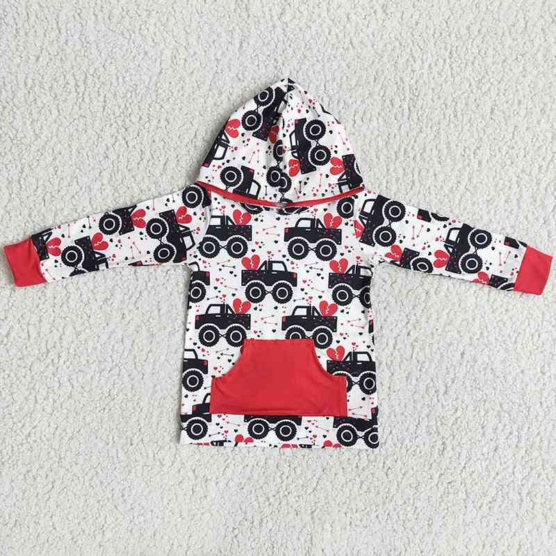 Fashion Love Heart Top Pants Outfit For Baby Girl