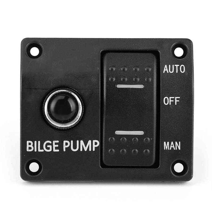 Auto/off/manual With Led Indicator Built-in 15a Circuit Breaker