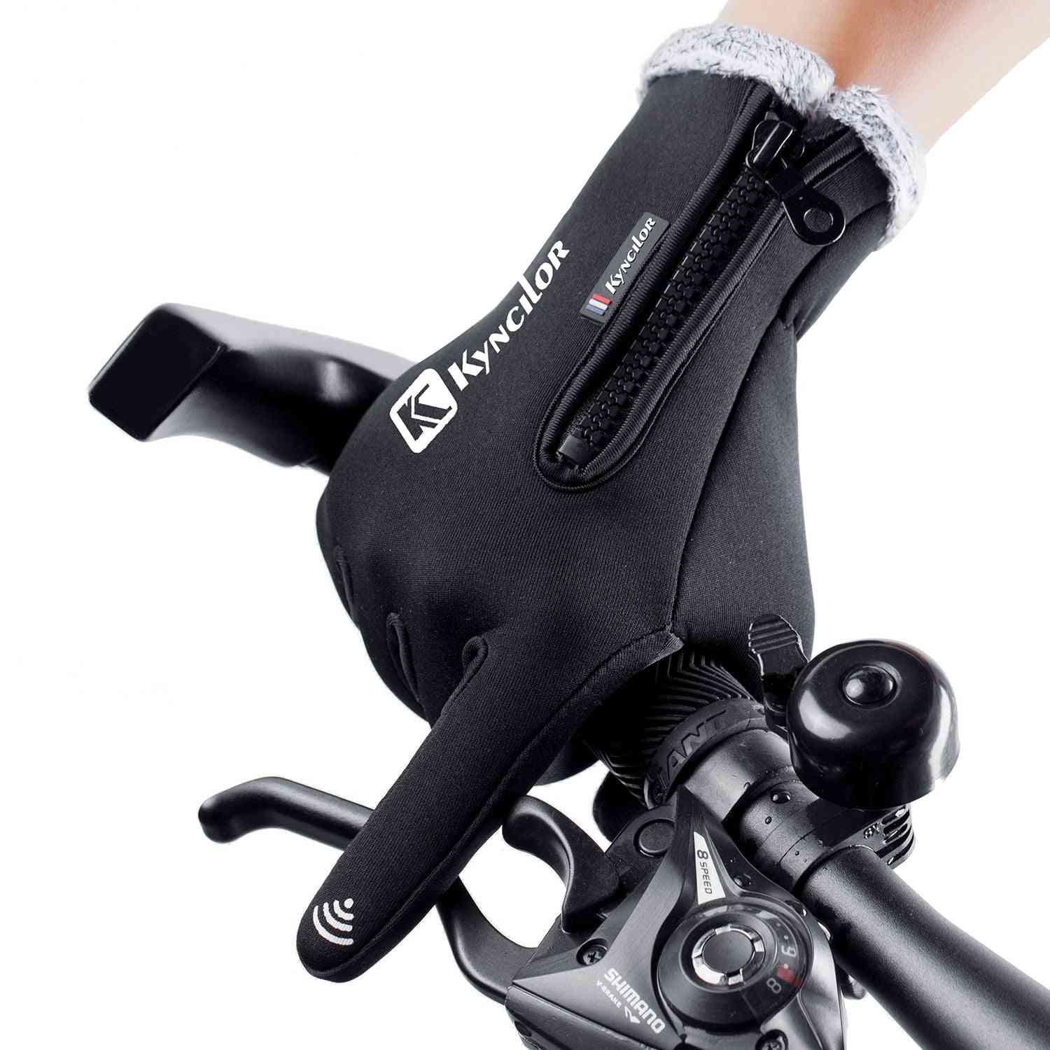 Winter Themal Touchscreen Gloves, Anti-slip Windproof Cycling Glove