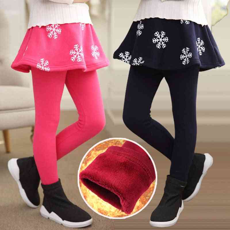 Winter Retail Girl Leggings Skirt-pants
