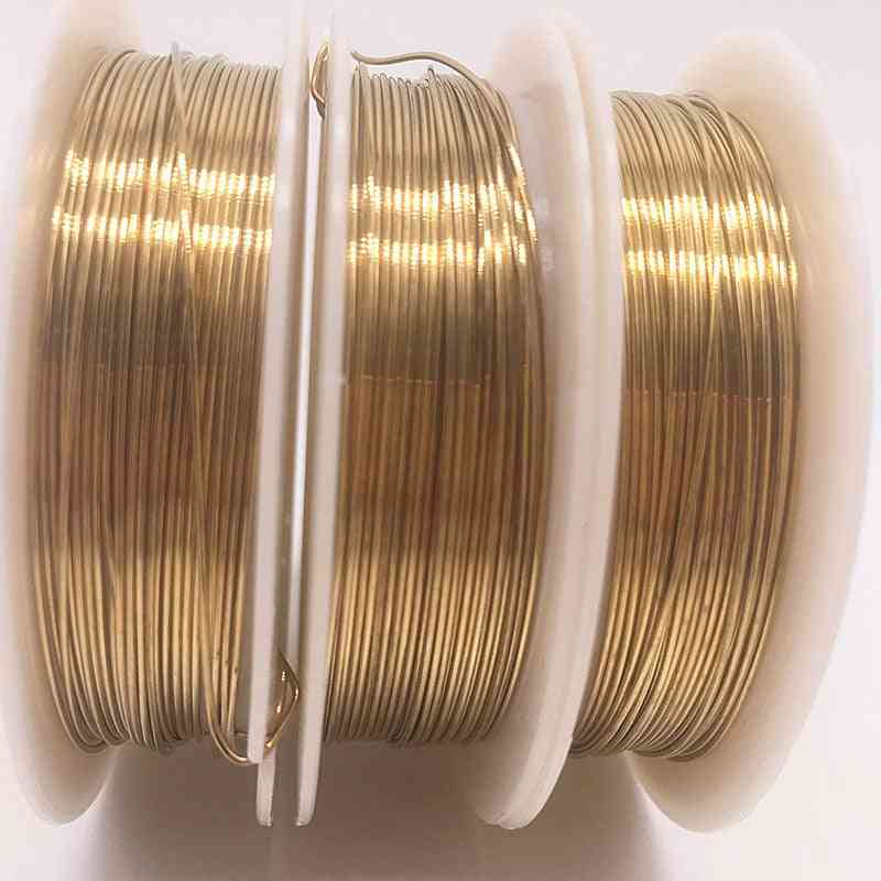 Brass Copper Wires Beading For Jewelry Making Gold Colors