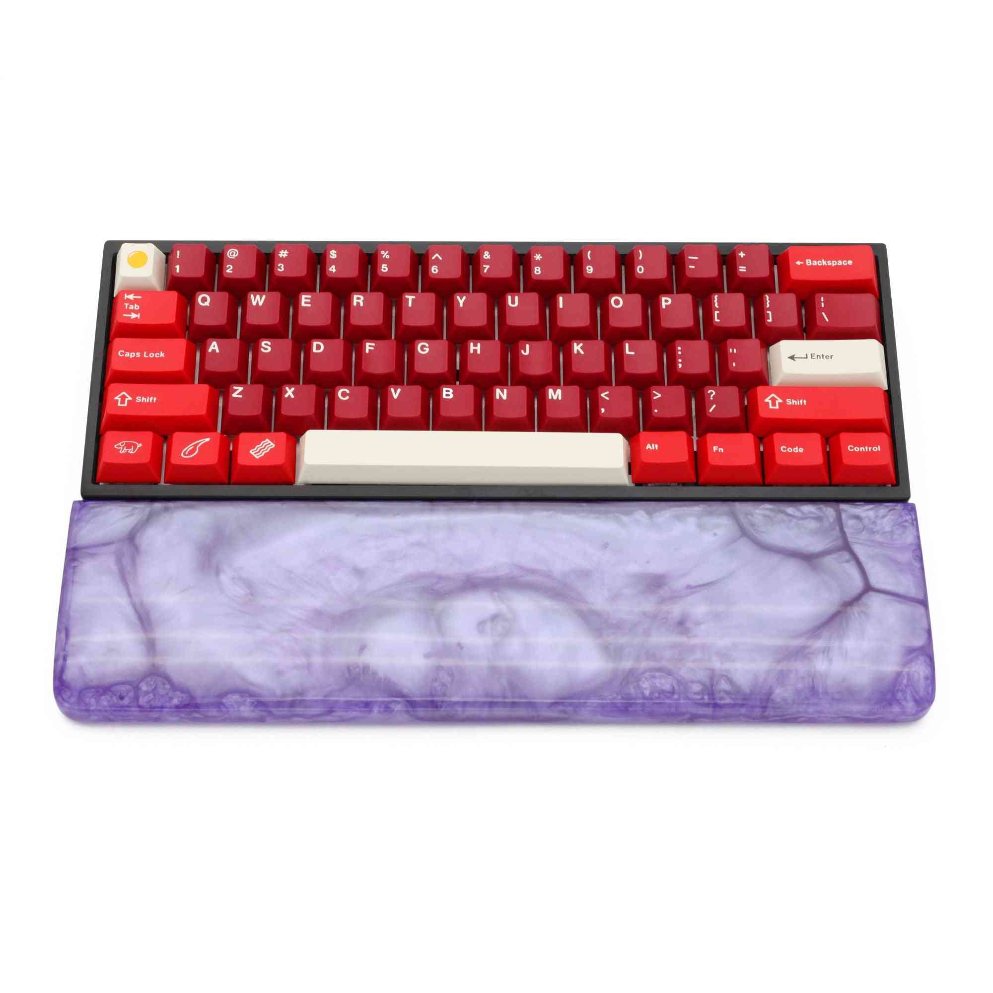 Resin Rest Handmade Wrist With Rubber Feet For Mechanical Keyboards
