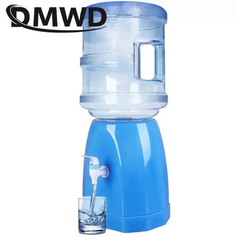 Dmwd mini vattenpump dispenser skrivbordsfontäner gallon dricksflaska brytare bas hinkhållare manuell pressfat kran kran