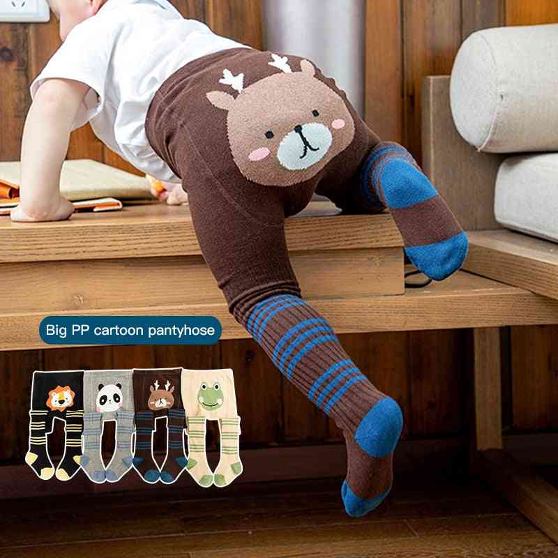 Spring Autumn Knit Animal Print Tights For Infant Baby Accessories