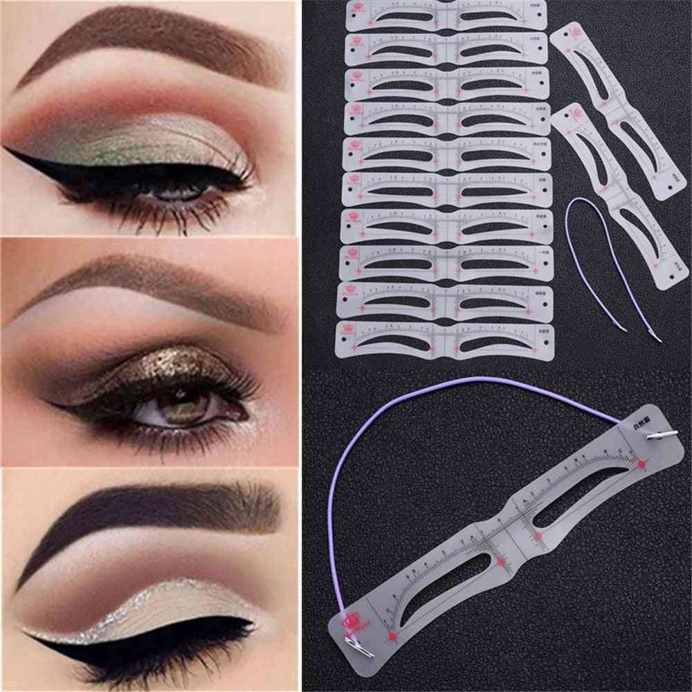 Eyebrow Stencil Kit Makeup Tools Accessories