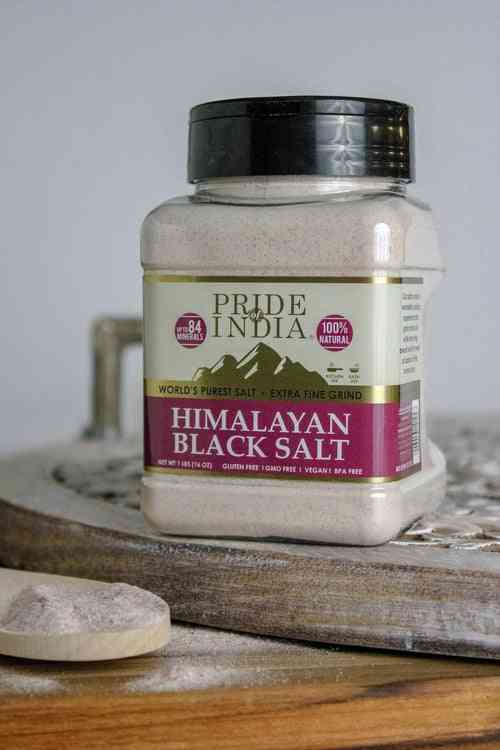 Himalayan Black Rock Salt - Extra Fine Grind