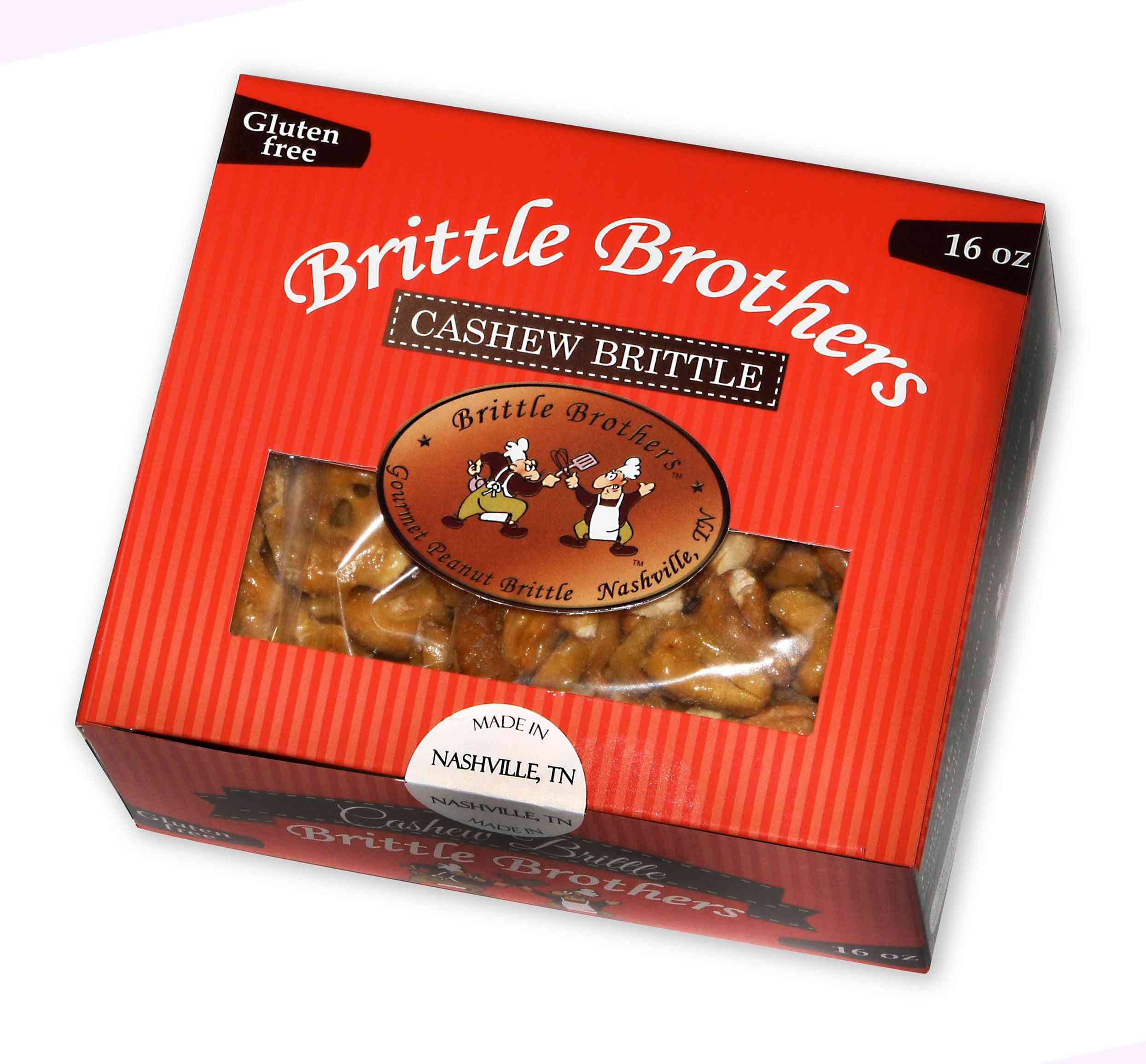 Cashew Brittle - 1 Pound Box