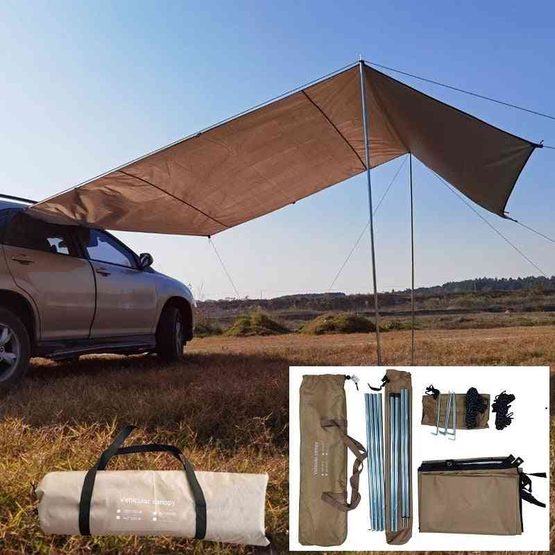 Car Camping Tent - Shade Outdoor Waterproof Car Side Tail Awning Sun Shelter