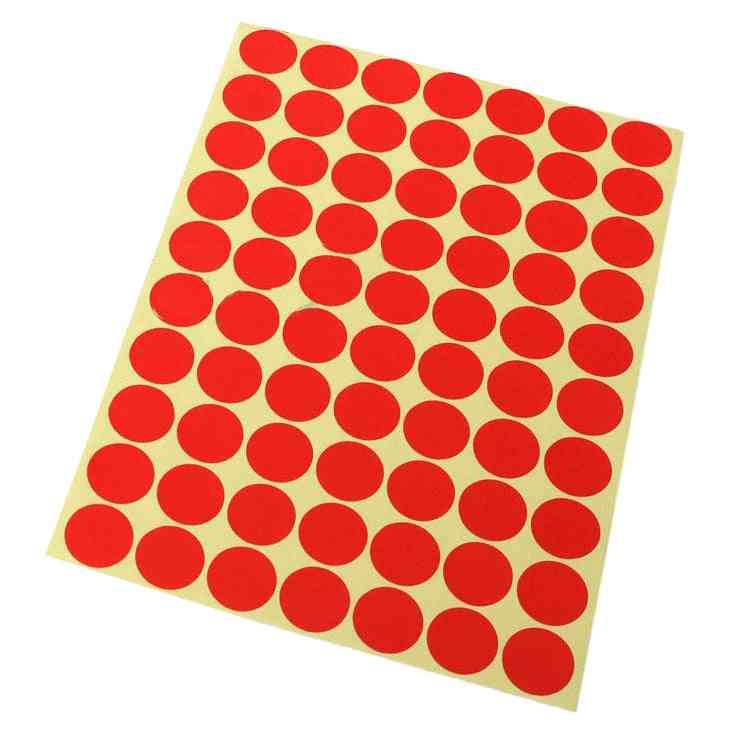 Circles Round Code Stickers Self Adhesive Sticky