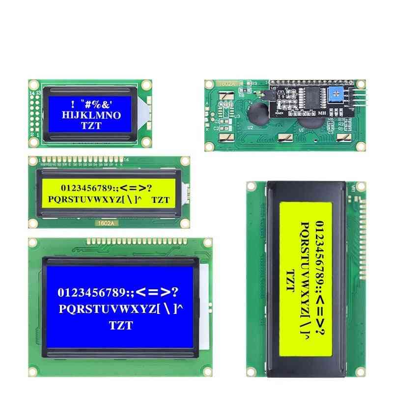 Lcd-modul blå grøn skærm