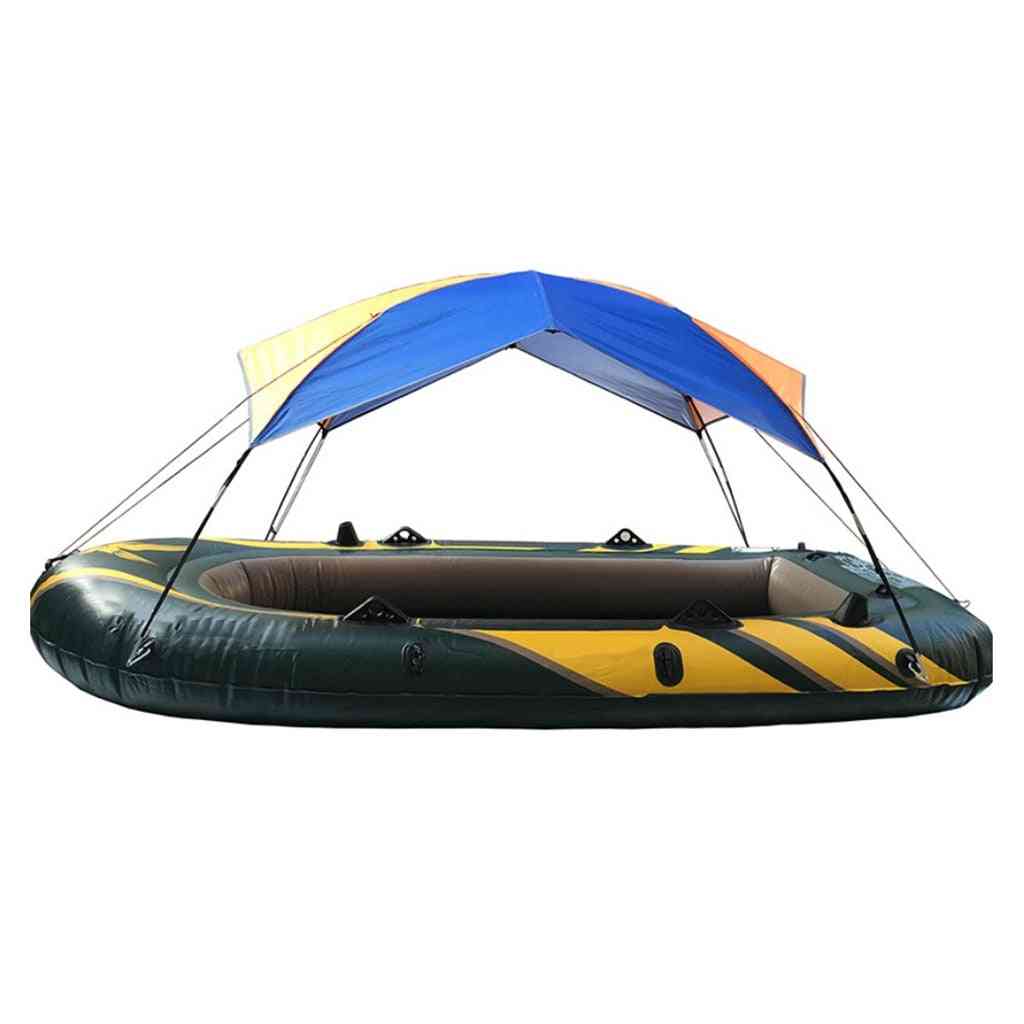 Person Inflatable Boat Kayak Canopy Awning Sun Shade