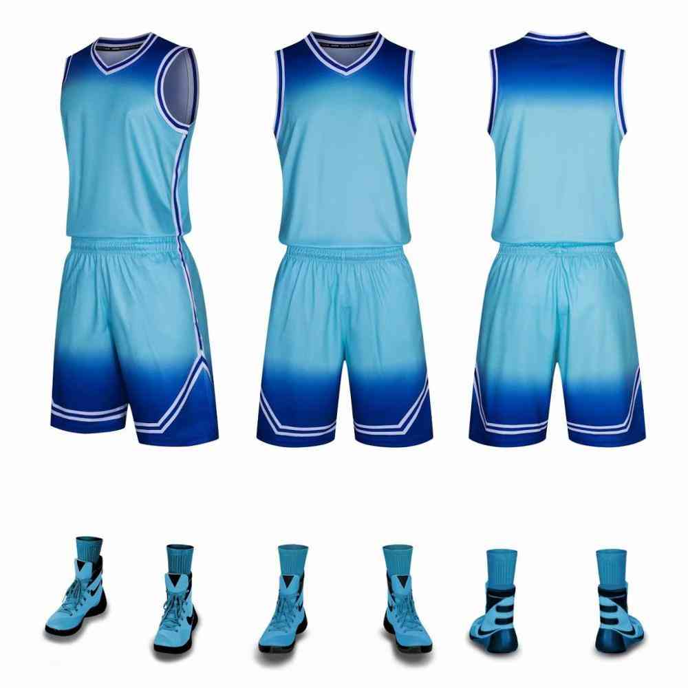 Youth Top Basketball Training Uniforms Jersey Short Sets