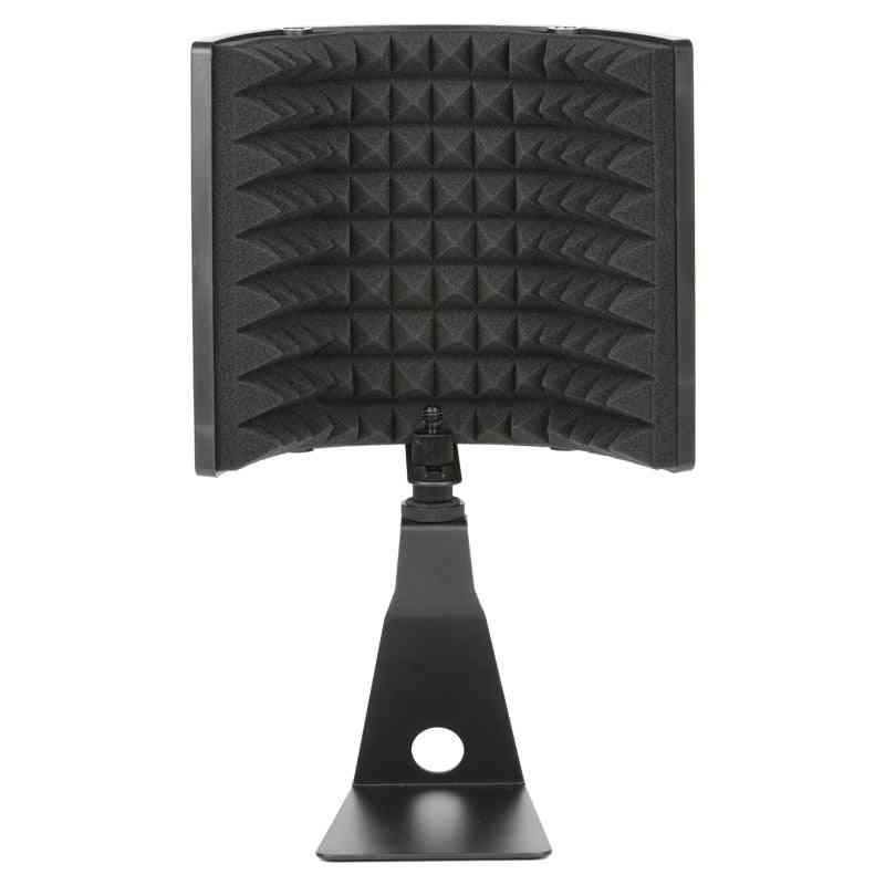 Foldable Acoustic Screen Foam With Stand For Recording Live Broadcast Lo-ps58