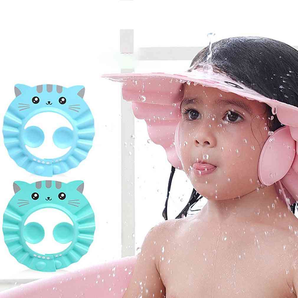 Adjustable- Hair Wash, Ear Protection, Shower Cap