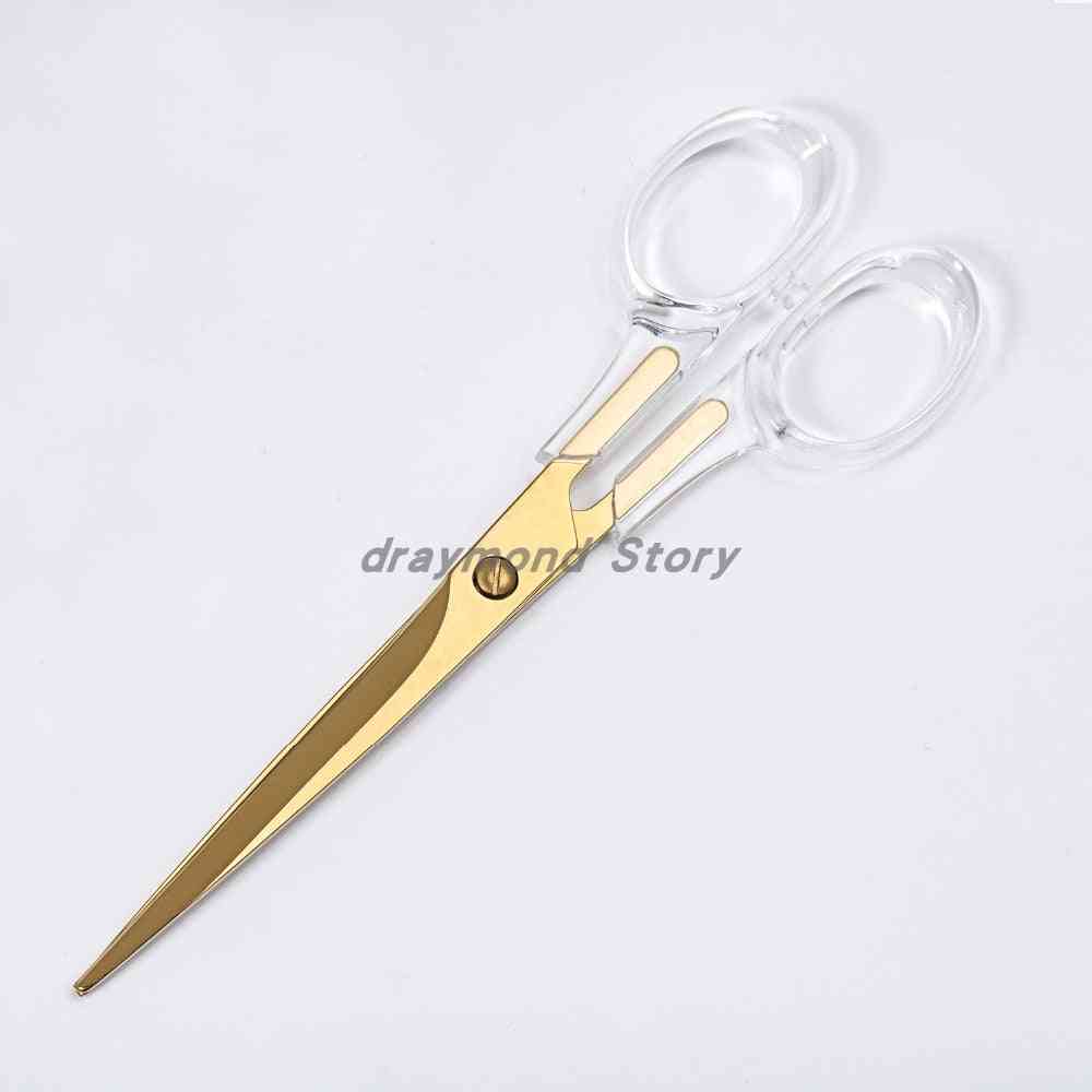 Acrylic Gold Scissors And   Staple Remover, Office Accessories