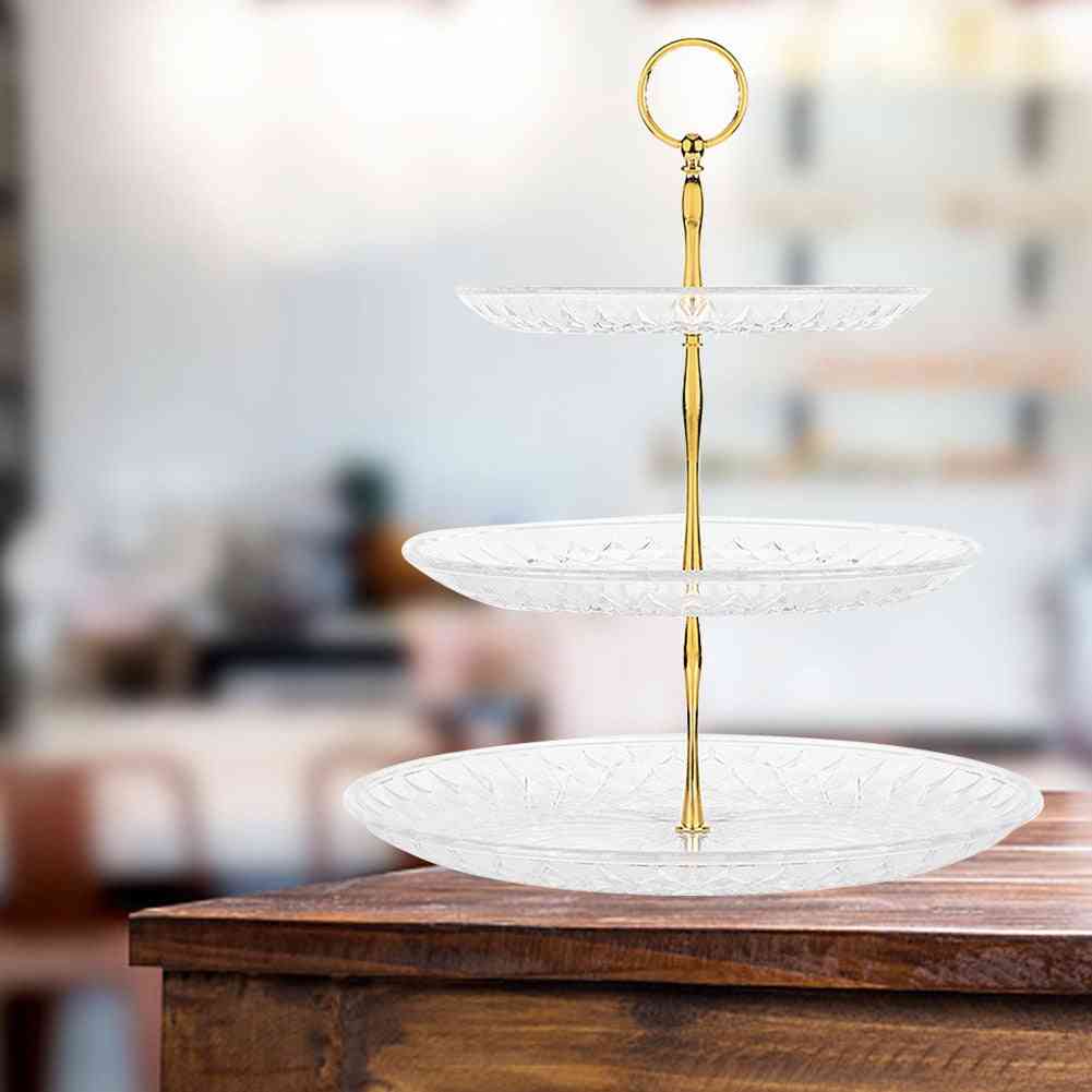 Pastry Afternoon Tea Wedding Party Rimmed Elegant Cupcake Stand