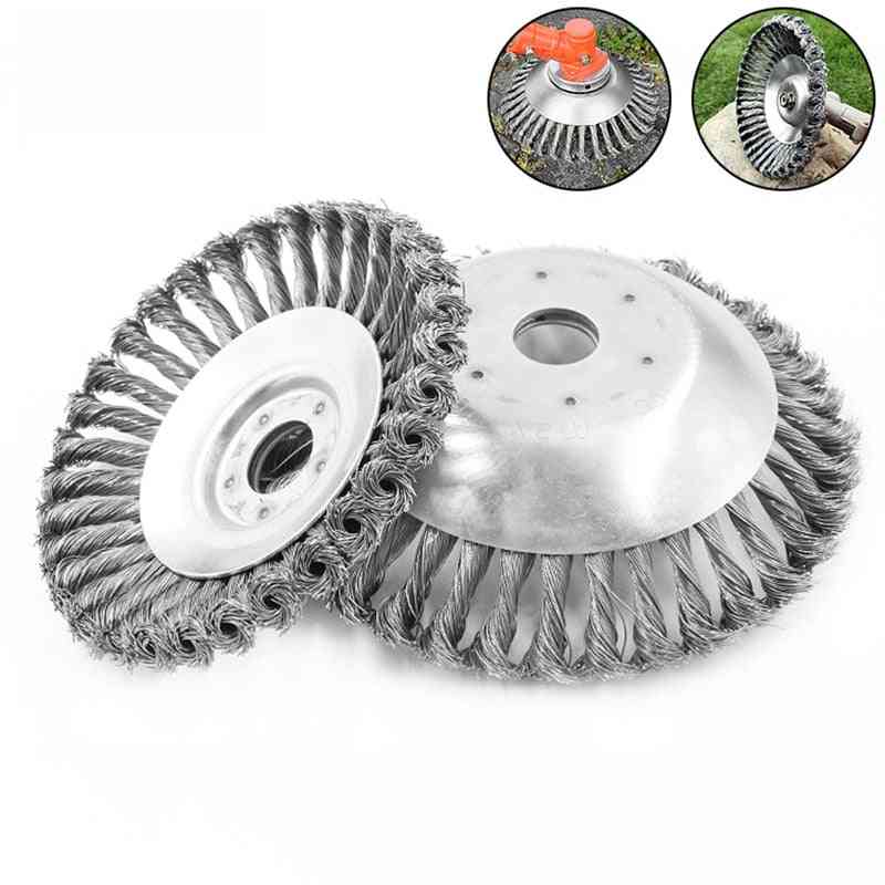 Steel Wire Trimmer Head For Grass Lawn Mover Brushcutter