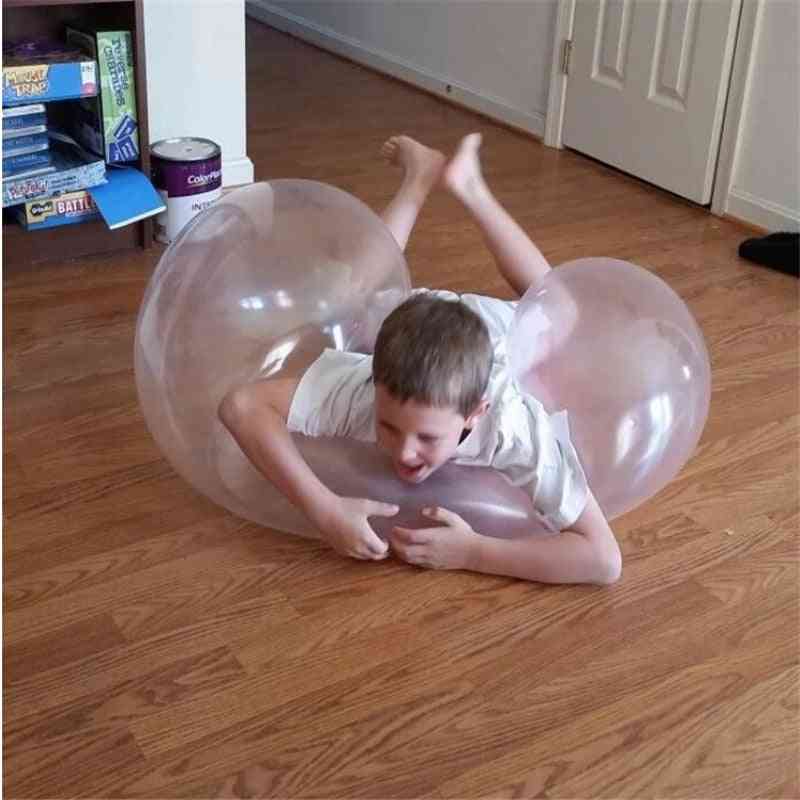 Children Outdoor Soft Air Water Filled Bubble Ball Blow Up Balloon Toy