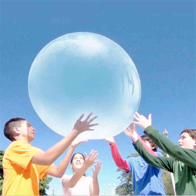 Barn utomhus mjuk luft vattenfylld bubbla boll spränga ballong leksak
