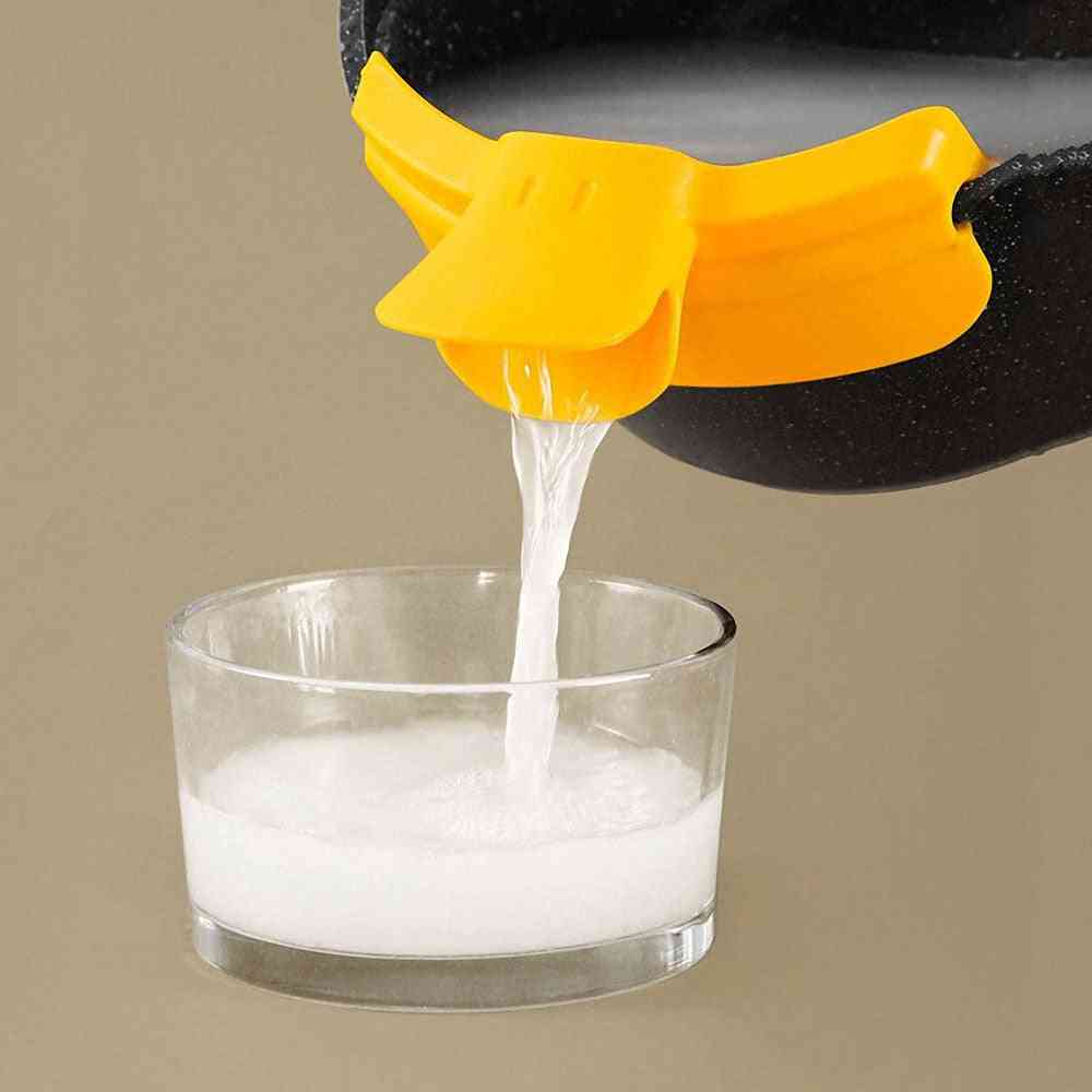 Plastic Anti-spill Drain Pans Round Rim Deflector Nozzle Liquid Funnel
