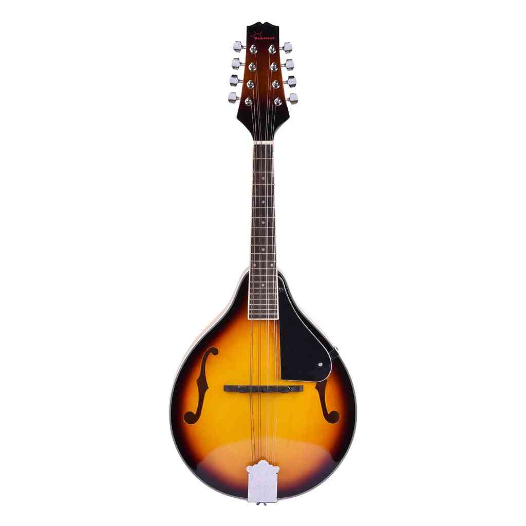 A Style Acoustic Mandolin With Cable For Beginner Music Lover