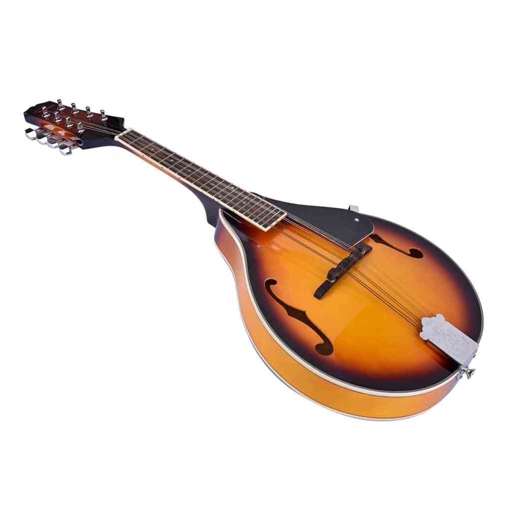 A Style Acoustic Mandolin With Cable For Beginner Music Lover