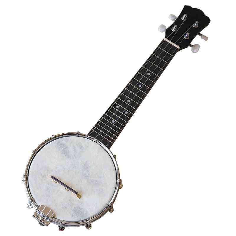 Gig Bag Natural Banjouke Musical Instrument With Rusty Problem