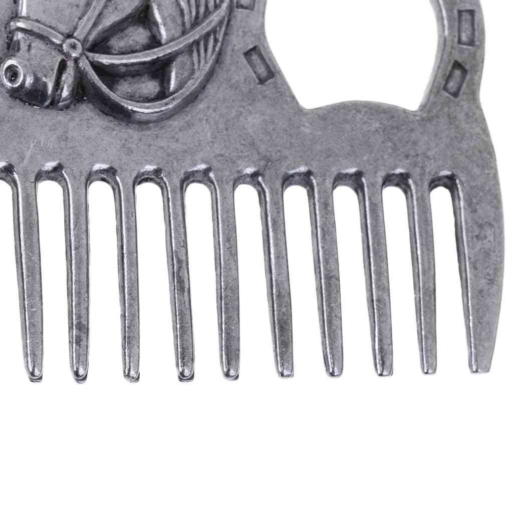 Sturdy Stainless Steel Horse Pony Grooming Tool Comb Currycomb